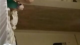 My Little Sister Accidentally Showed Her Pussy (Voyeur)