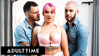 Siri Dahl's First MMF Threesome With Two Facetious ambisextrous Studs