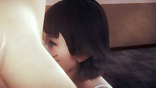 Himawari blowjob an old man
