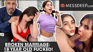 Marriage broken, 18 year old banged! MISSDEEP.com