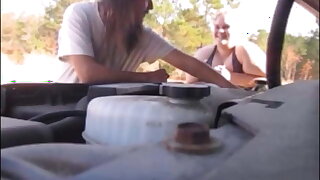 Fucking My Neighbor Outdoors While Screaming His Name